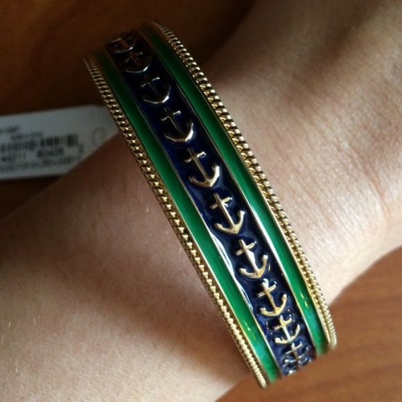 Sperry Navy & Gold Anchor Bangle - Picture 5 of 5